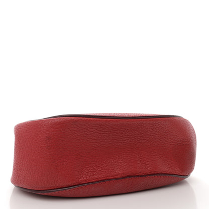 Chloe Grained Lambskin Drew Shoulder Bag Plaid Red 4 of 14