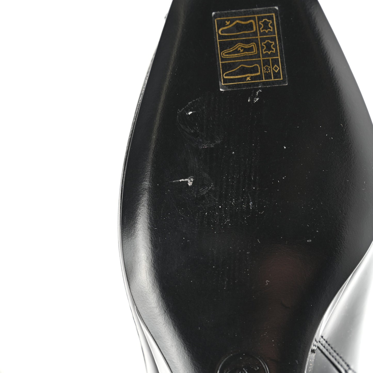 Patent Wedge Ankle Boots 39 Black