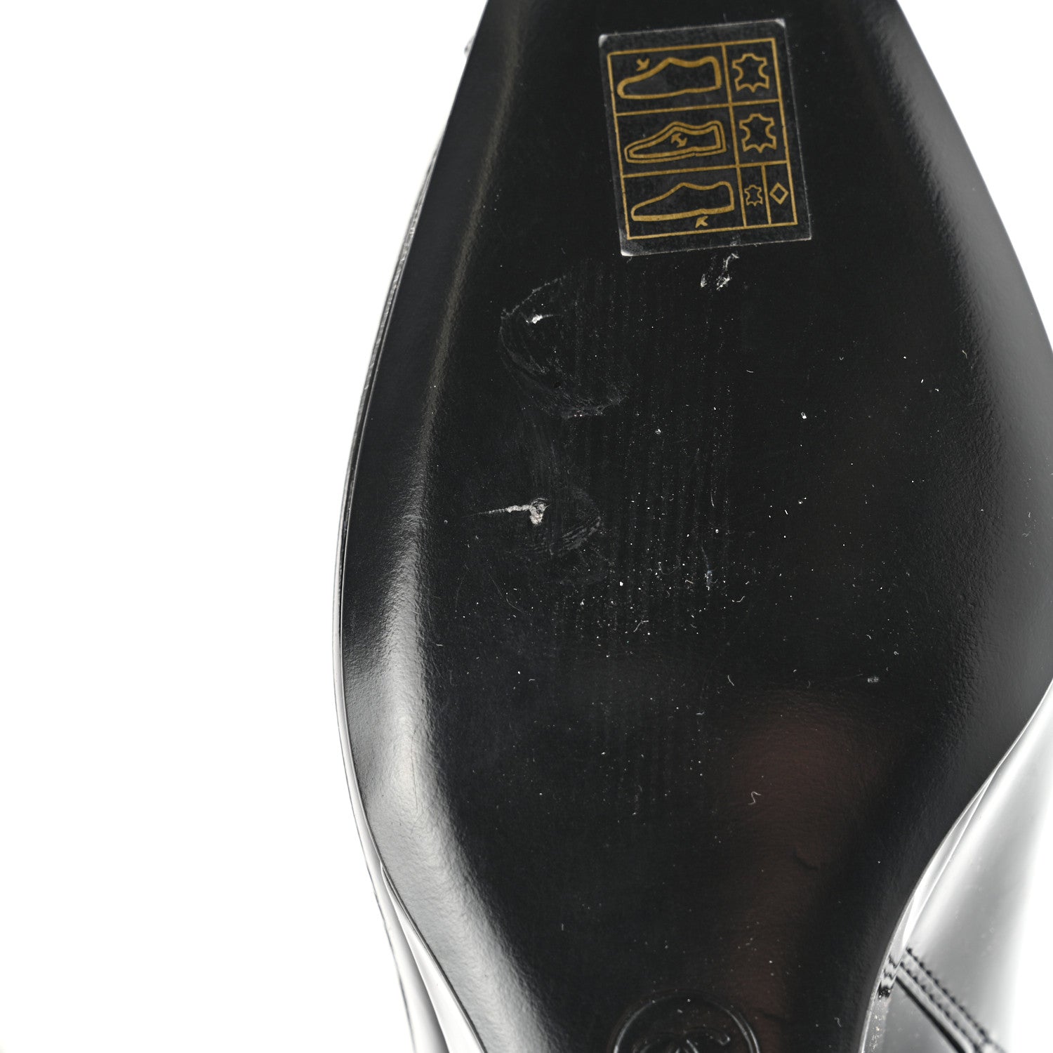 Chanel Patent Wedge Ankle Boots 39 Black 12 of 12