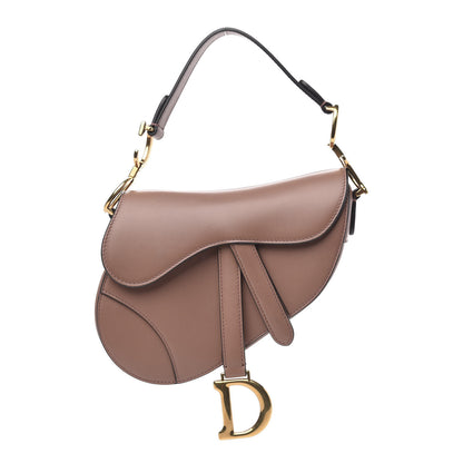 Christian Dior Calfskin Mini Saddle Bag Taupe 1 of 15