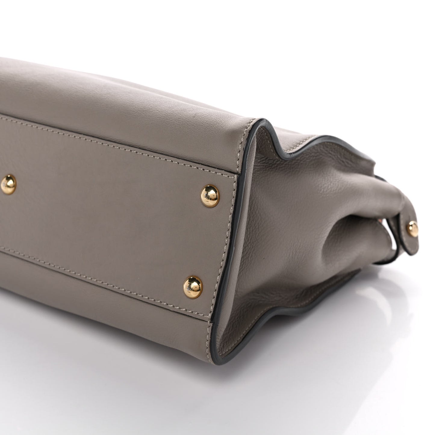 Vitello Seta Plexiglass Tortoise Medium Peekaboo Iconic Satchel Tortora