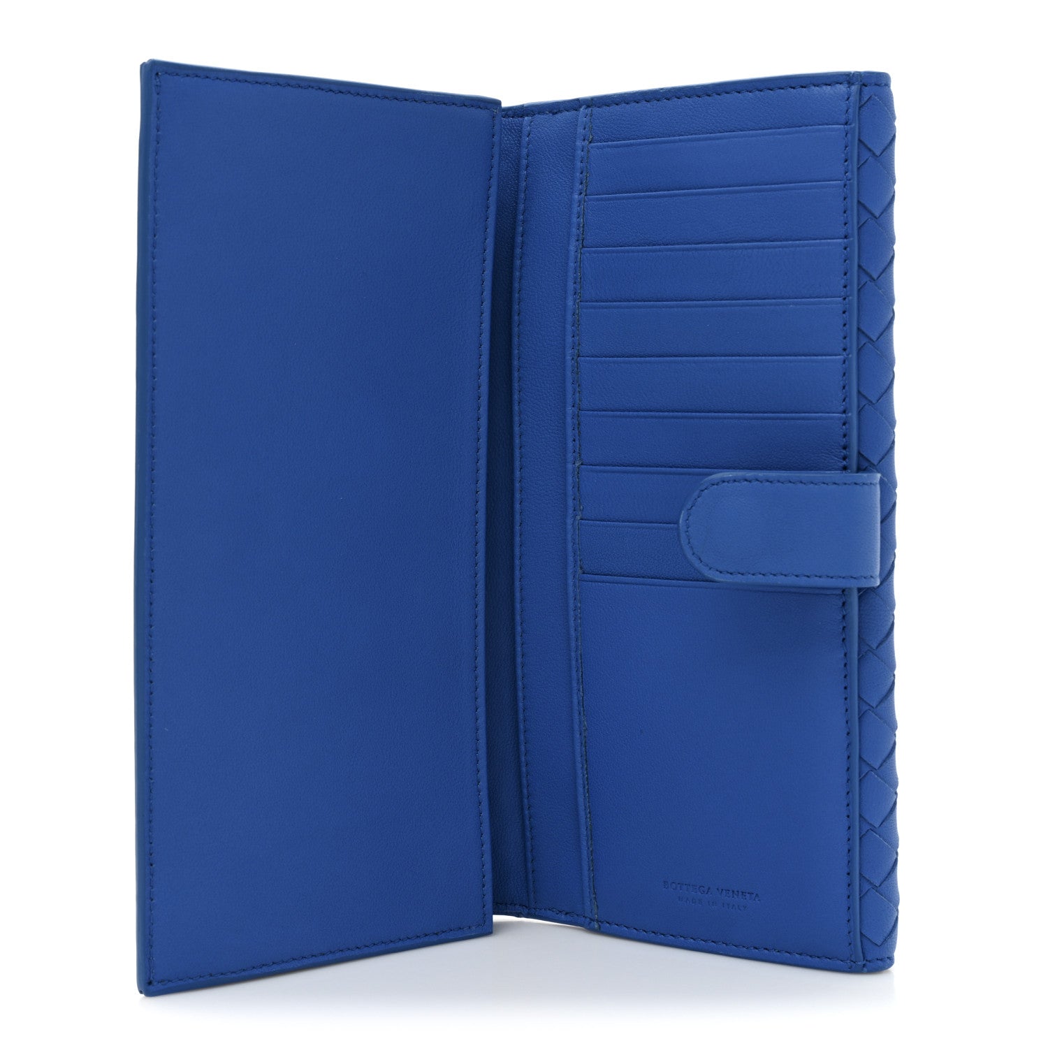 Bottega Veneta Nappa Intrecciato Continental Flap Wallet Bluette 5 of 18
