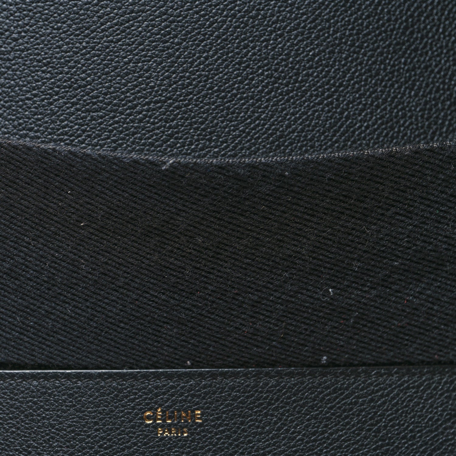 Celine Soft Grained Calfskin Sangle Bucket Bag Black 16 of 16