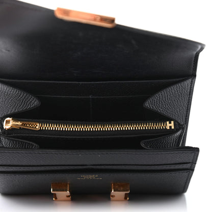 Hermes Epsom Constance Compact Passant Wallet Black 4 of 4