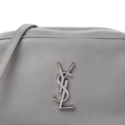 Saint Laurent Lambskin Monogram Lou Camera Bag Granite 10 of 10