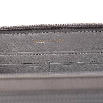 Chanel Lambskin Quilted Boy Zip Around Wallet Grey 7 of 14