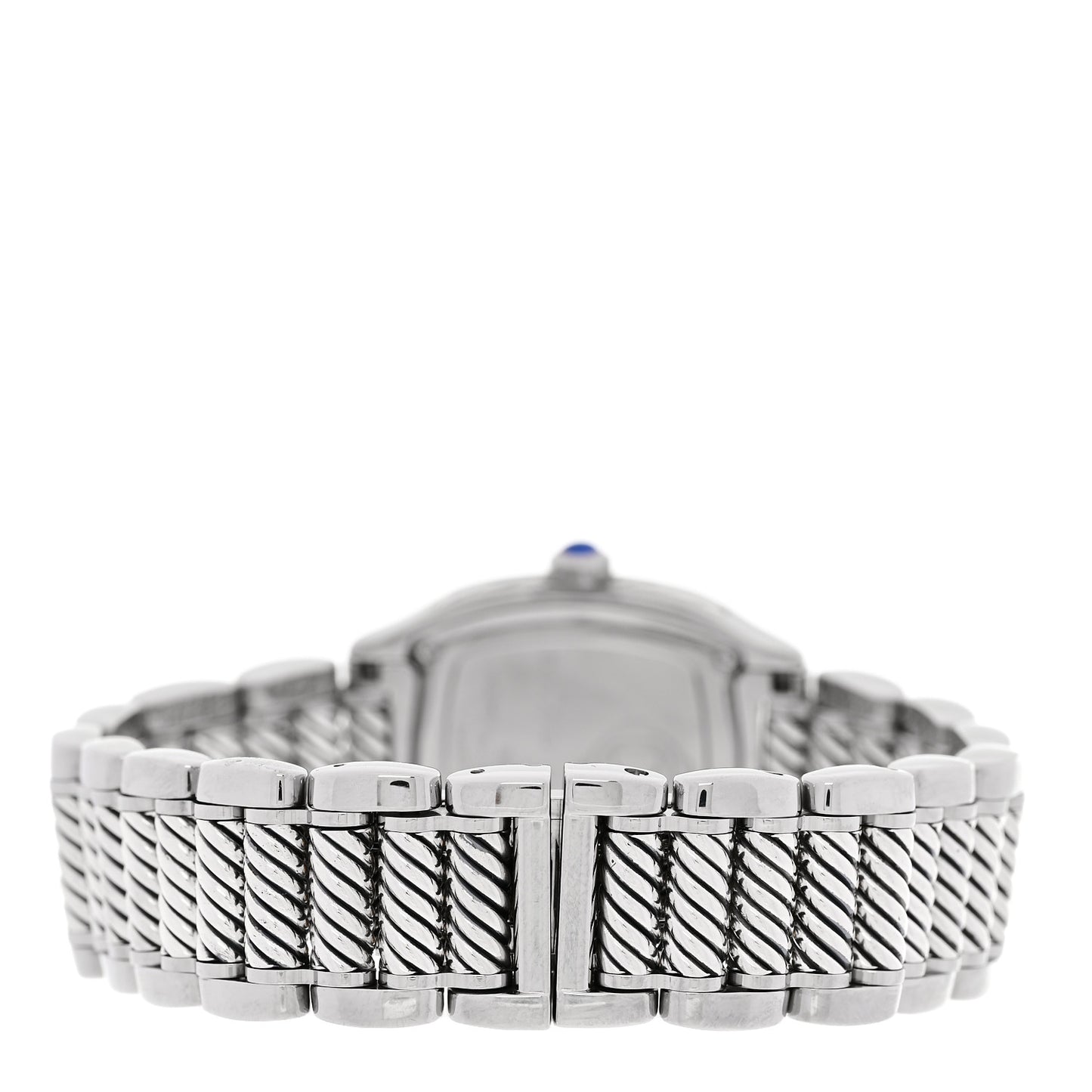 Stainless Steel Diamond Bezel Blue Mother of Pearl 25mm Thoroughbred Quartz Watch