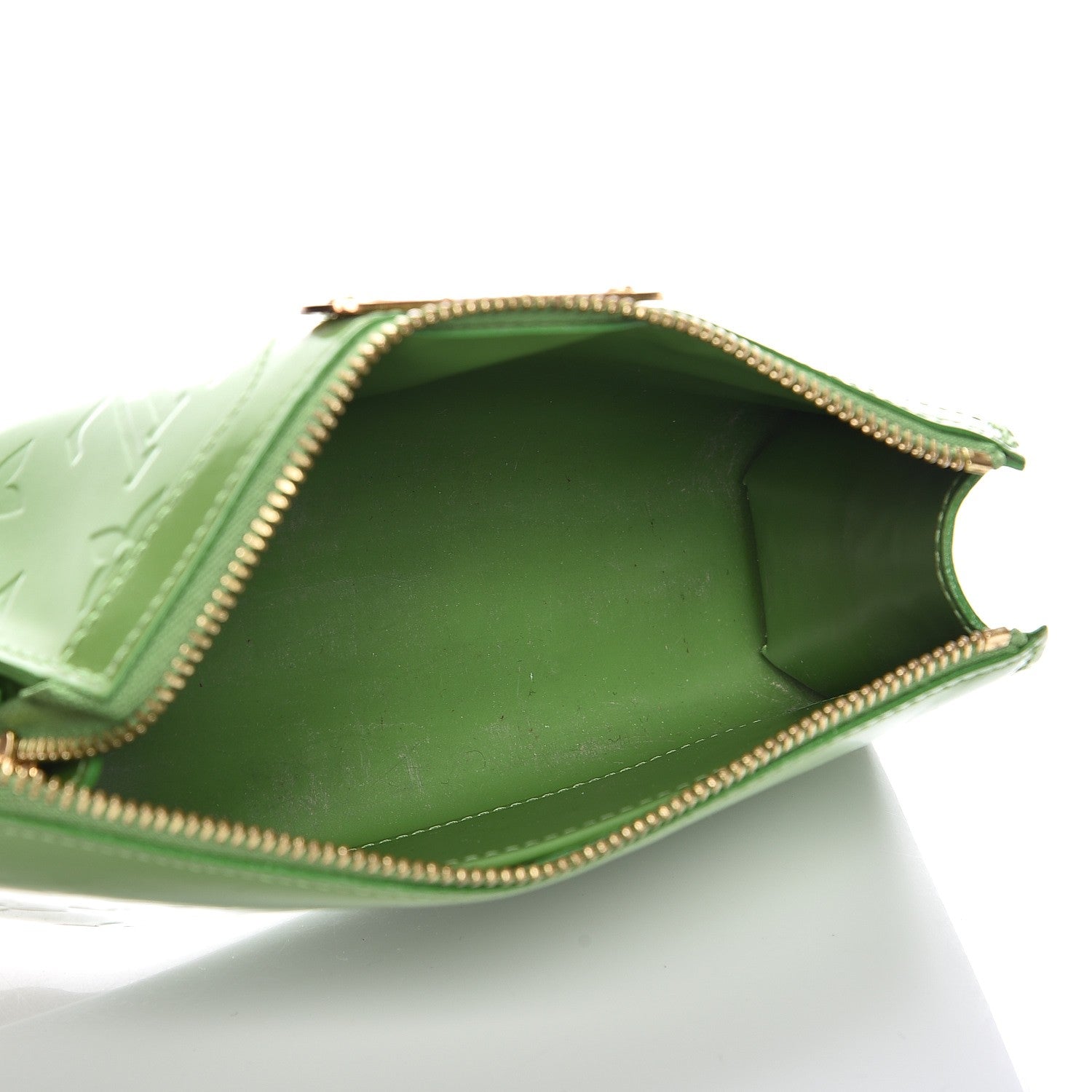 Louis Vuitton Vernis Trousse Cosmetic Pouch Vert Tonic 5 of 8