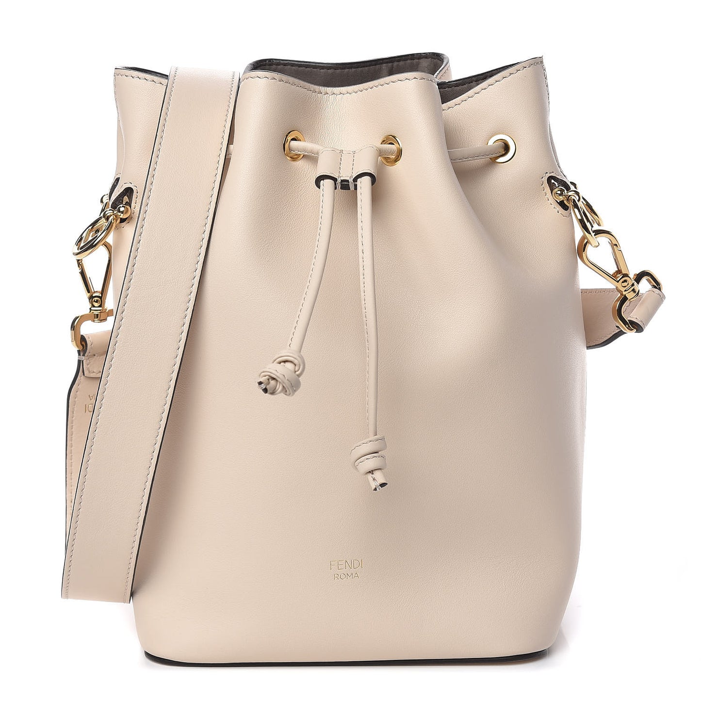 Vitello Grace Matte F is Fendi Grande Mon Tresor Bucket Bag Camelia