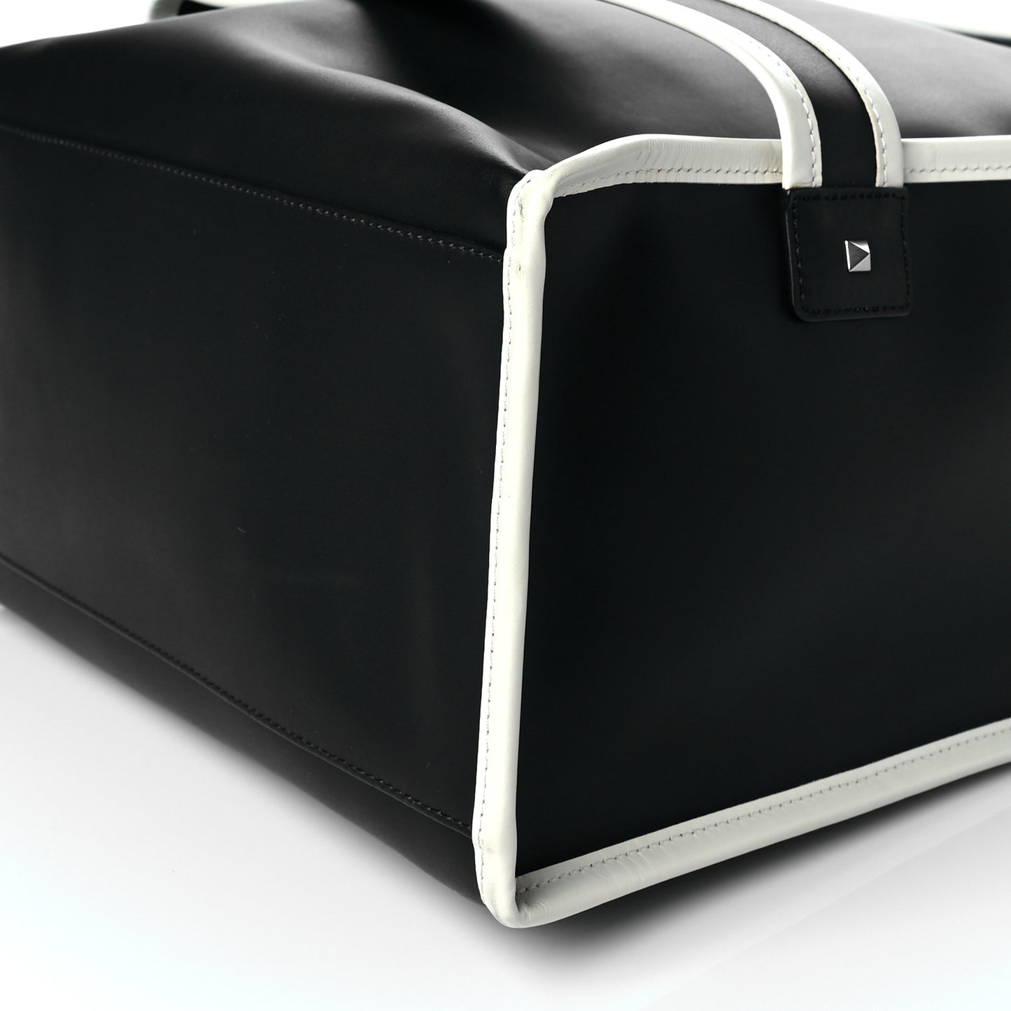 Nappa Rockstud Foldable Tote Black
