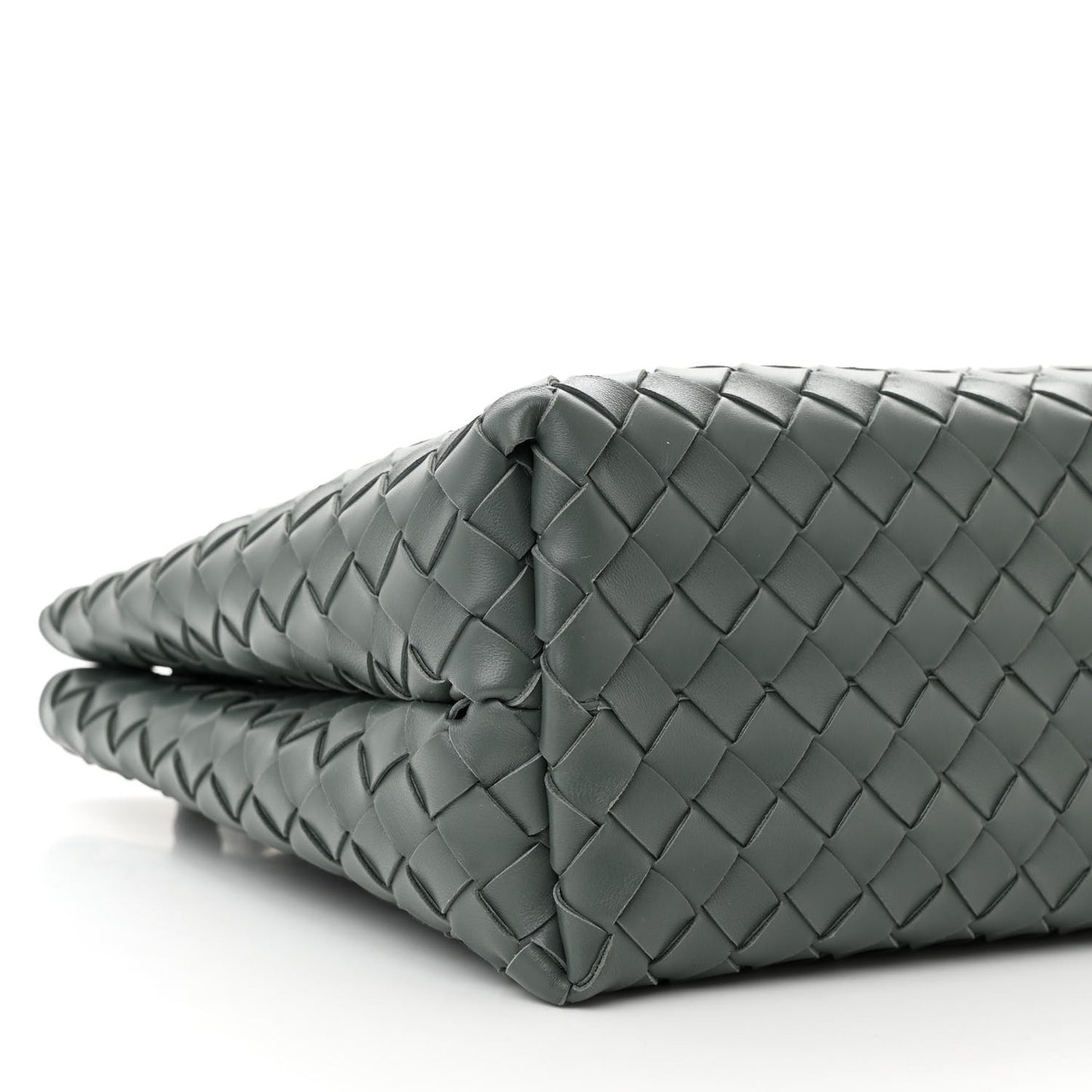 Nappa Intrecciato Medium Andiamo Shoulder Bag Slate
