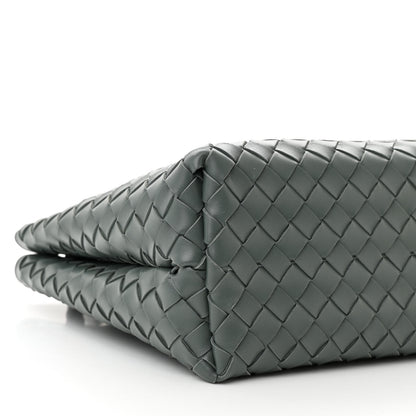 Bottega Veneta Nappa Intrecciato Medium Andiamo Shoulder Bag Slate 9 of 10