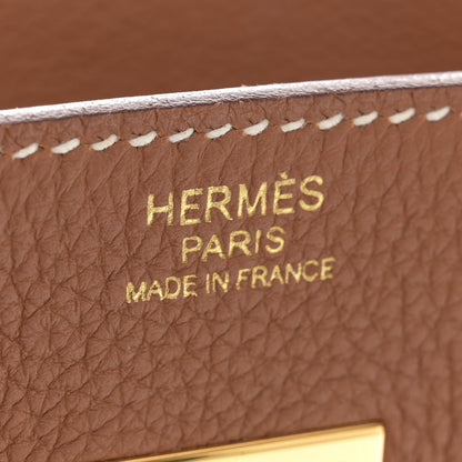 Hermes Togo Birkin 30 Gold 6 of 12