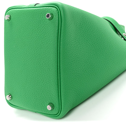 Hermes Taurillon Clemence Picotin Lock 18 PM Bambou 9 of 10