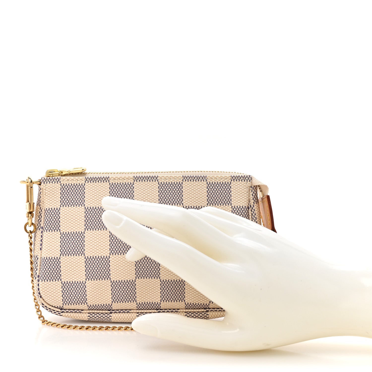 Louis Vuitton Damier Azur Mini Pochette Accessories 2 of 10