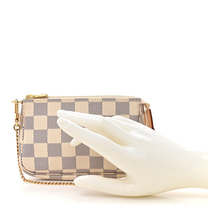 Louis Vuitton Damier Azur Mini Pochette Accessories 2 of 10