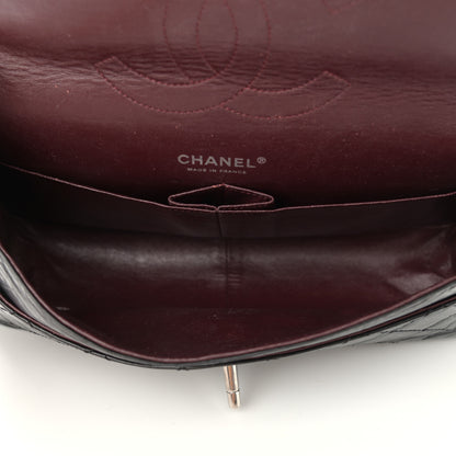 Chanel Aged Calfskin Quilted Medium Double Flap Black 5 of 12