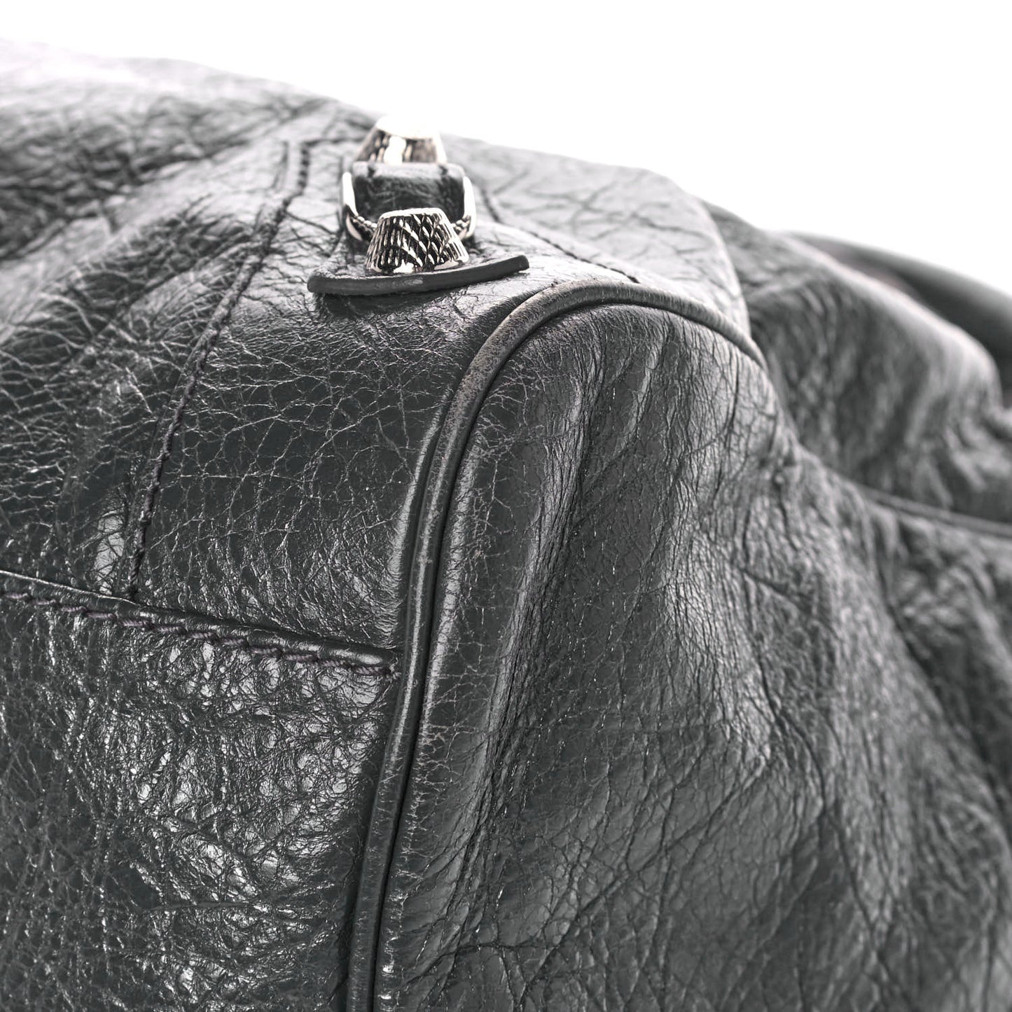 Agneau Giant 12 Silver Hardware Velo Gris Fossile Anthracite