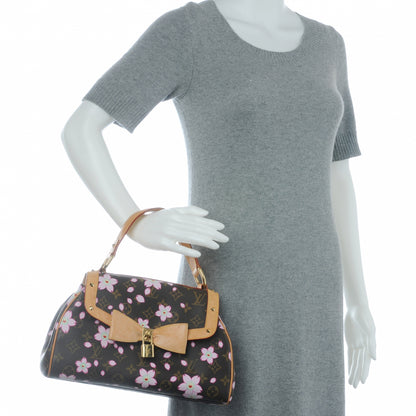 Louis Vuitton Monogram Cherry Blossom Sac Retro Bag Brown 2 of 8