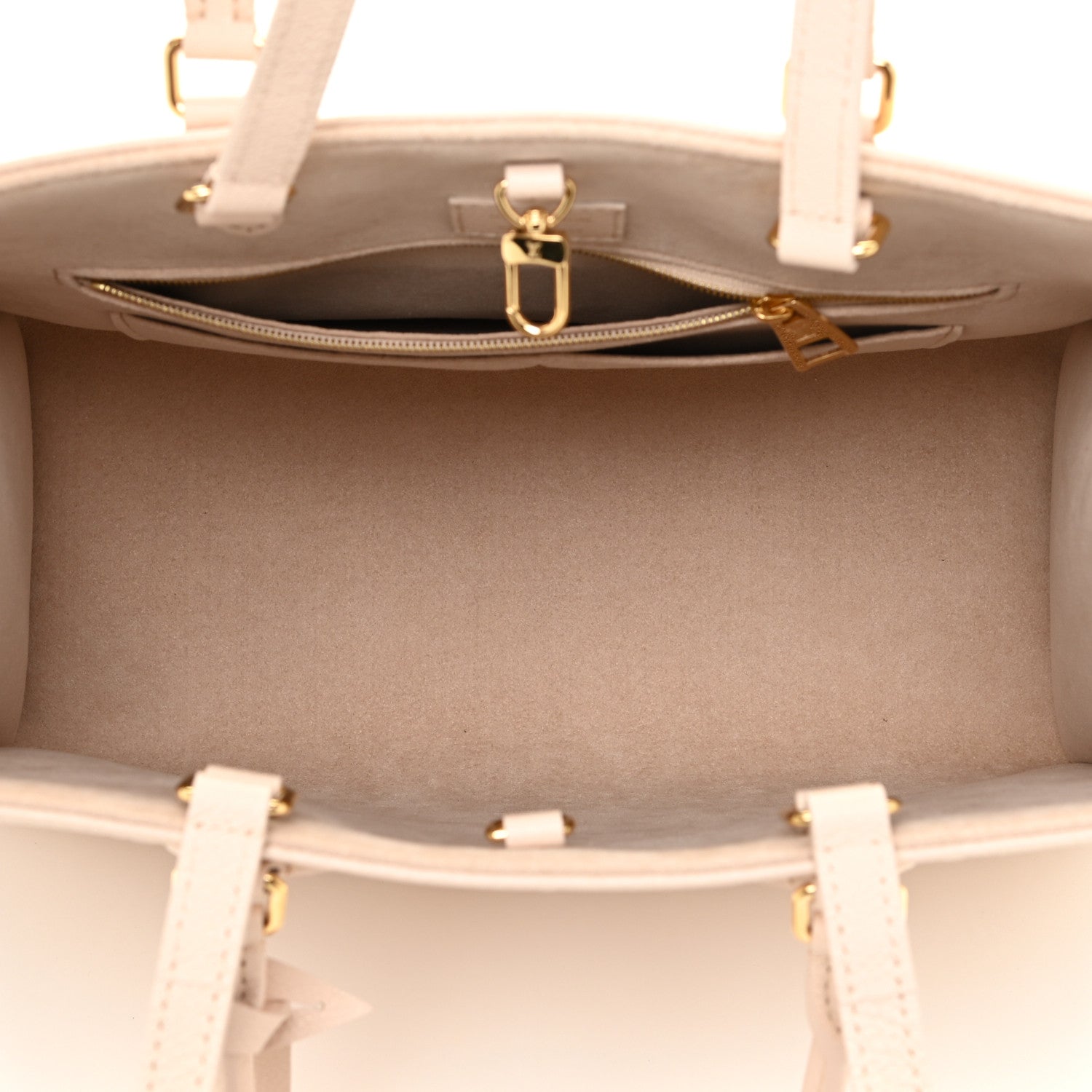 Louis Vuitton Empreinte Monogram Spring In The City Onthego MM Beige Pink Yellow 4 of 9