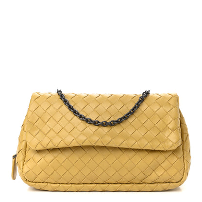 Bottega Veneta Nappa Intrecciato Mini Chain Messenger Moutarde 1 of 11