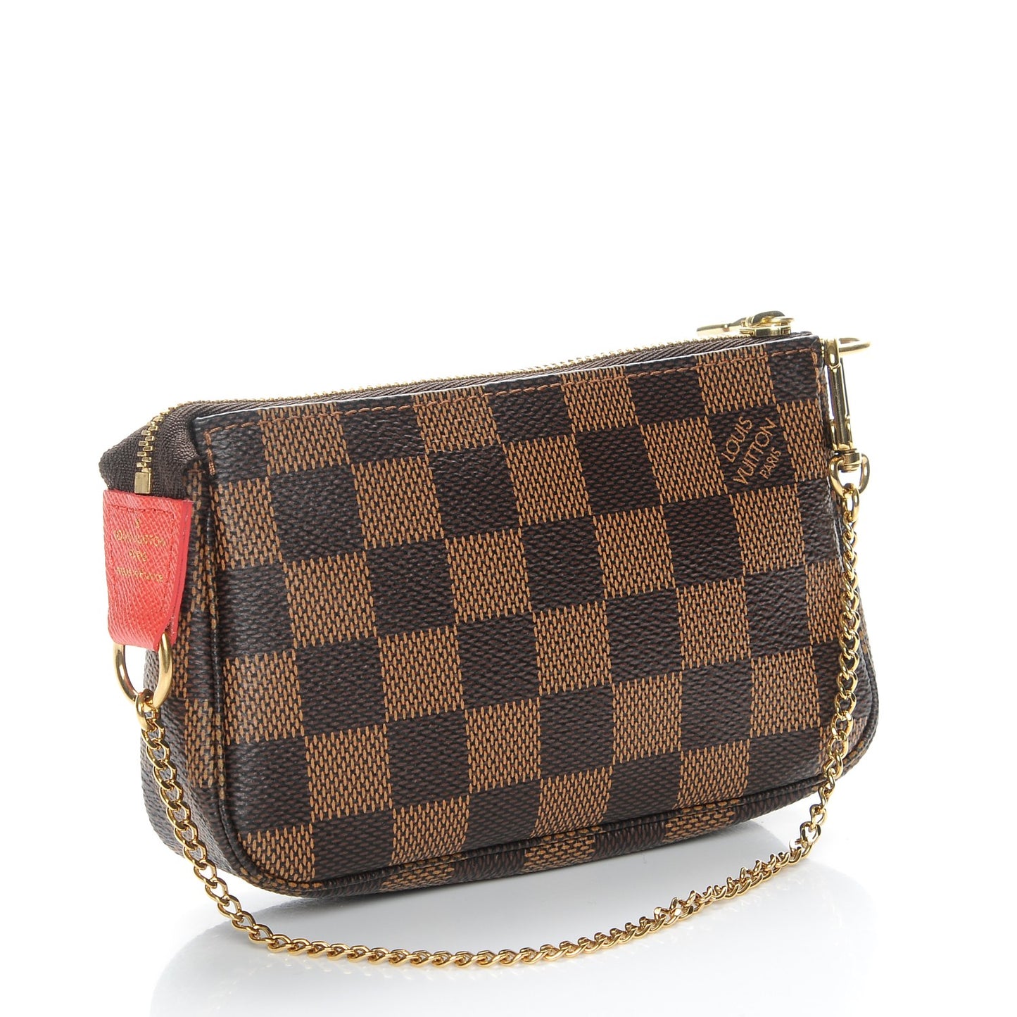 Damier Ebene 2015 Christmas Animation Mini Pochette Accessories