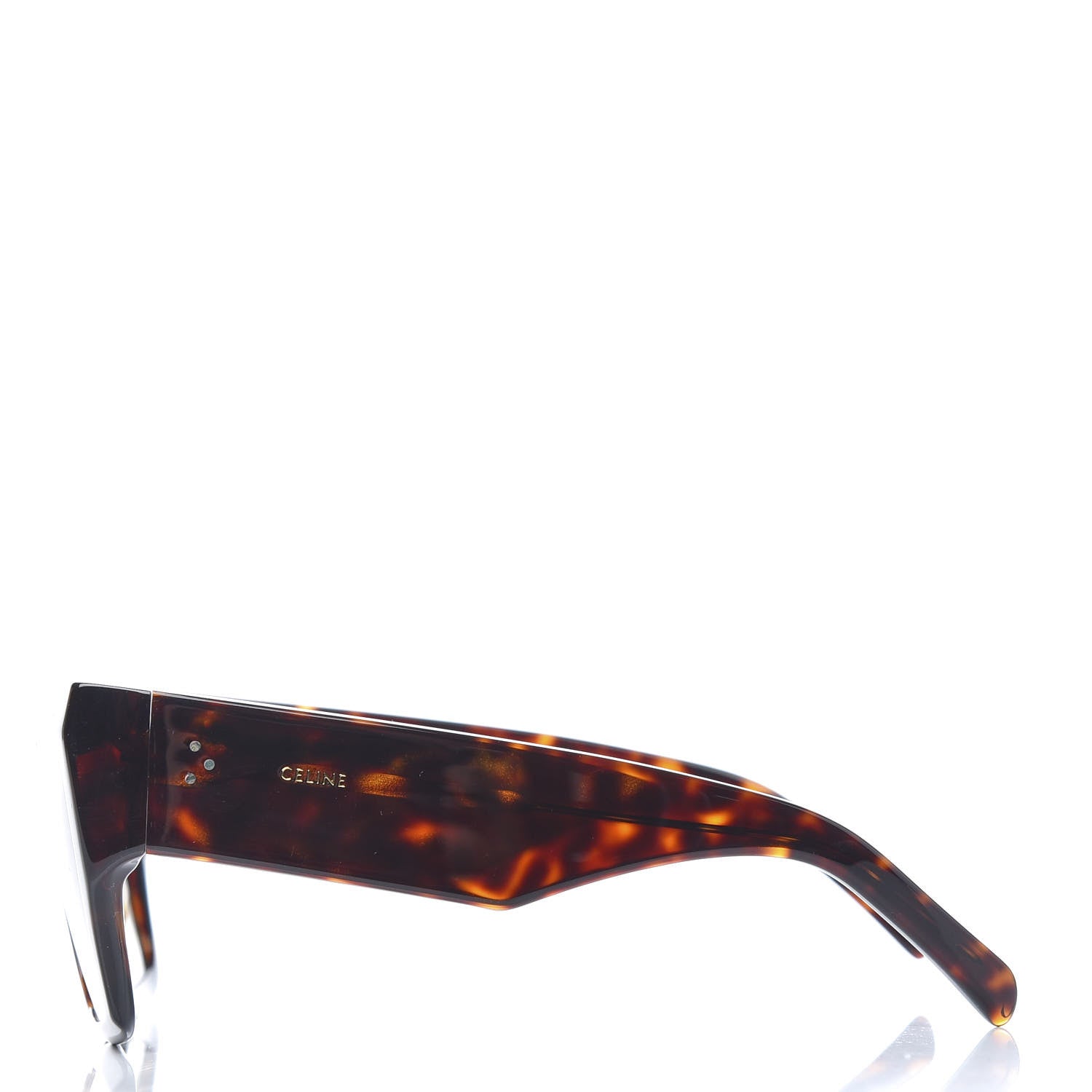 Celine Rectangular Sunglasses CL400921 Dark Havana 4 of 7