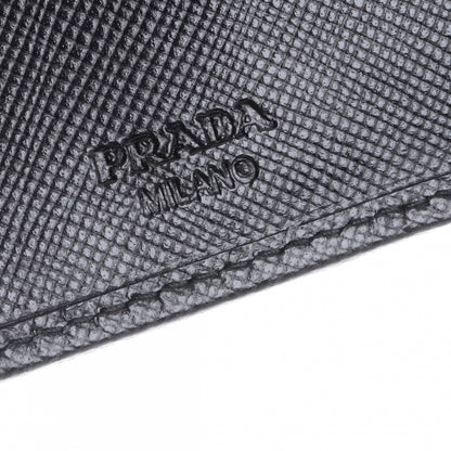 Prada Vitello Daino Compact Wallet Nero Black 7 of 10