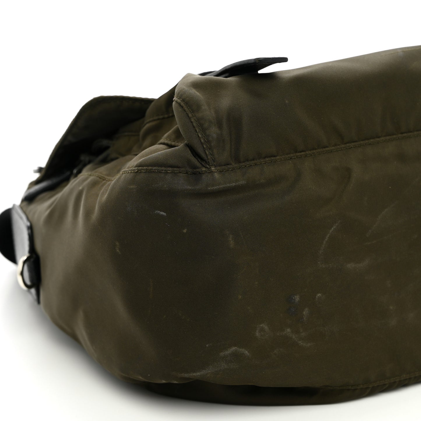 Tessuto Nylon Saffiano Messenger Bag Mimetico