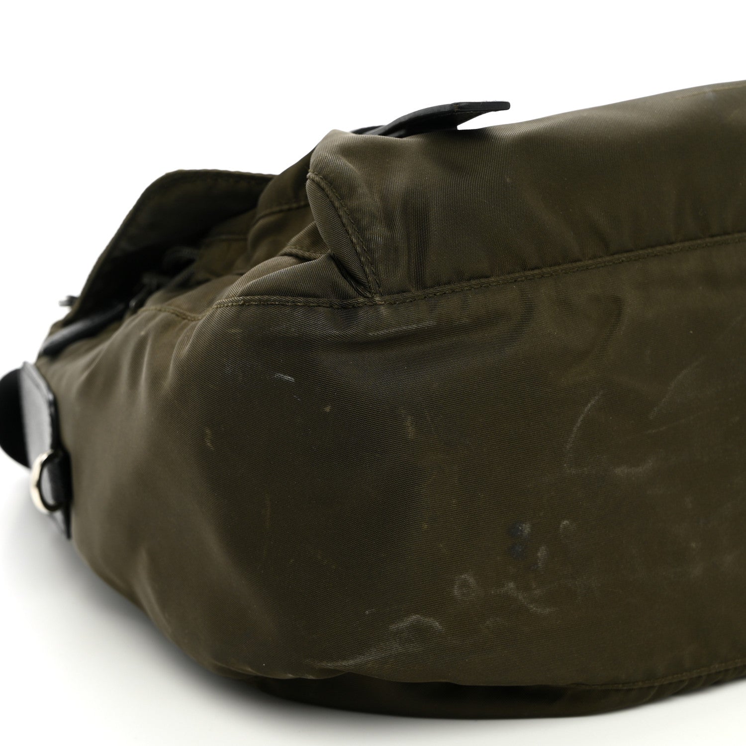 Prada Tessuto Nylon Saffiano Messenger Bag Mimetico 9 of 11