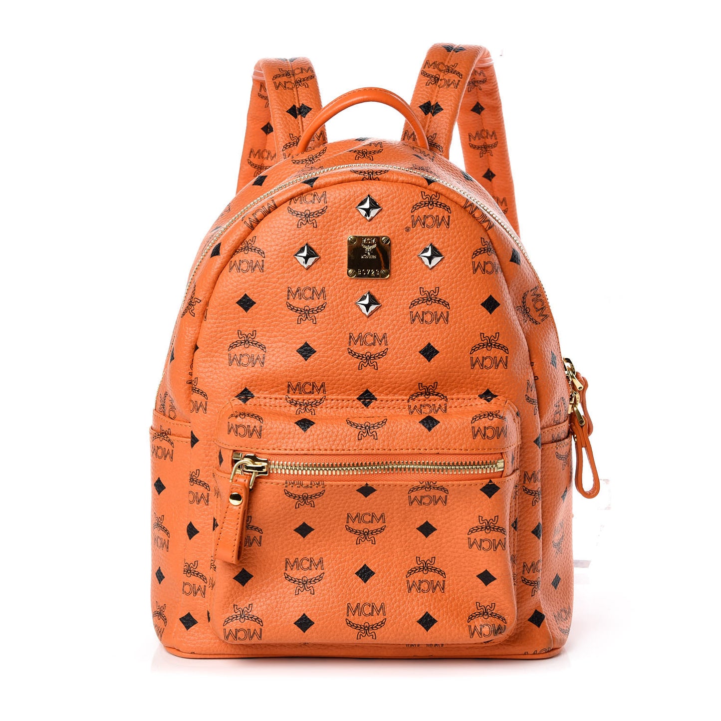 Visetos Small Sprinkle Stud Stark Backpack Orange