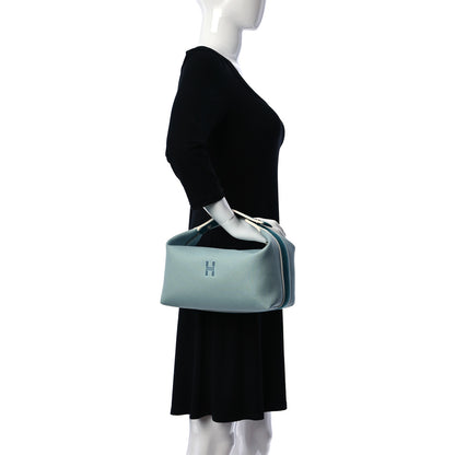 Hermes Canvas Small Bride-A-Brac Pouch Eucalyptus 2 of 11