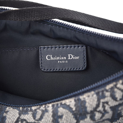 Christian Dior Monogram Shoulder Bag Pochette Blue 6 of 10