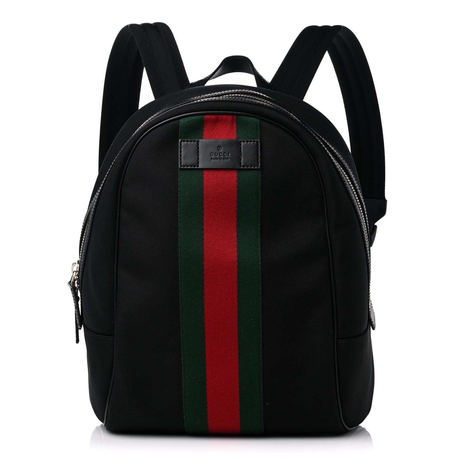 Gucci Techno Canvas Web Backpack Black 1 of 9