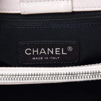 Chanel Lambskin Quilted Mini Chain Me Tote Light Beige 6 of 12