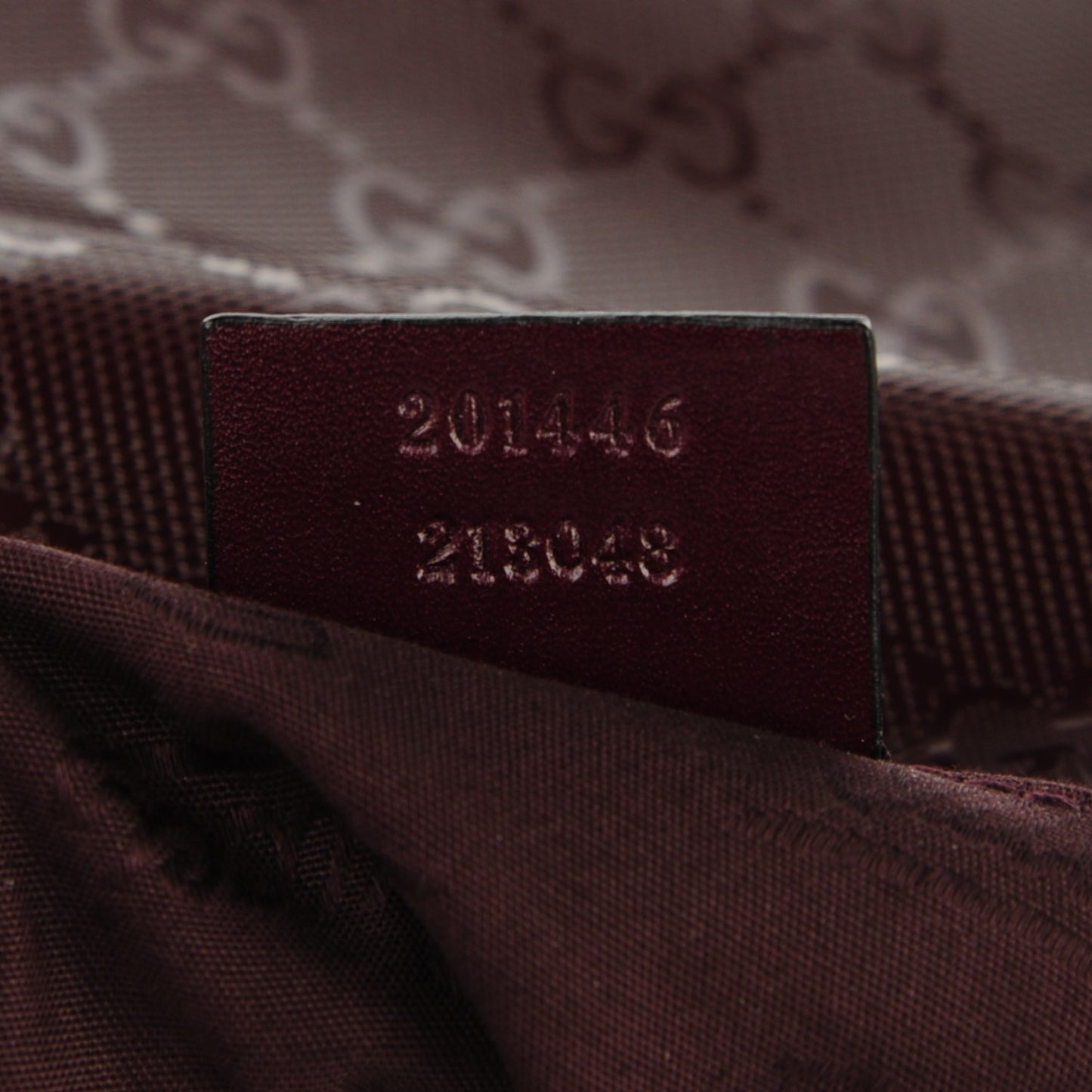 Imprime Monogram Medium Flat Messenger Bag Bordeaux