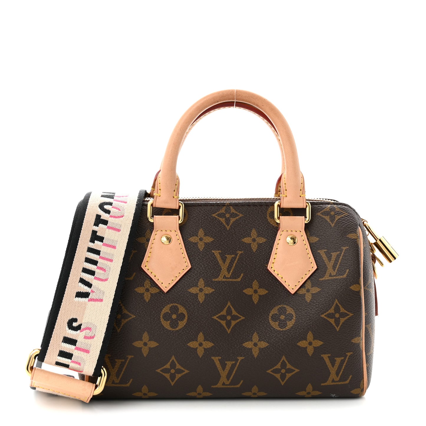 Monogram Speedy Bandouliere 20 Black