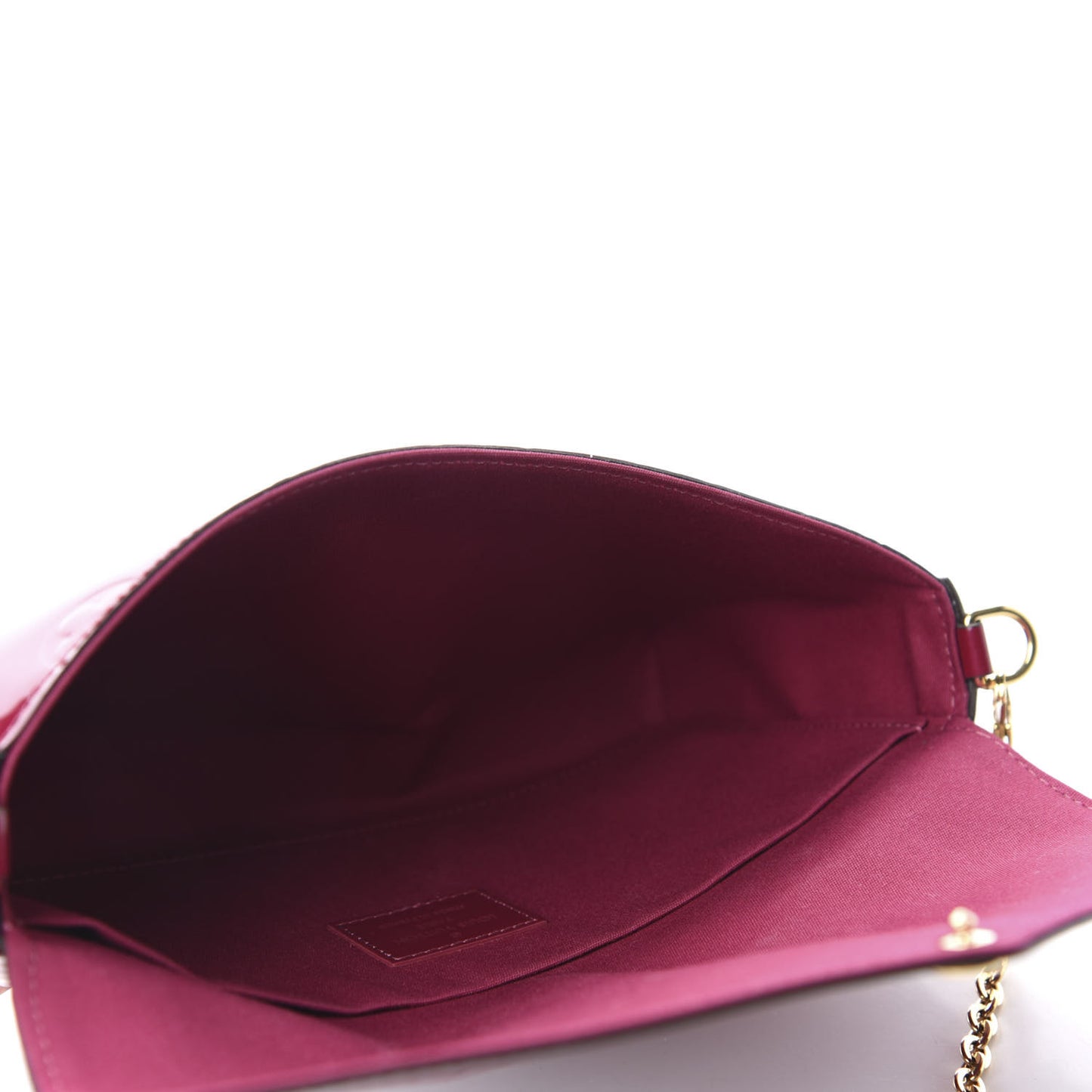 Vernis Felicie Chain Wallet Magenta