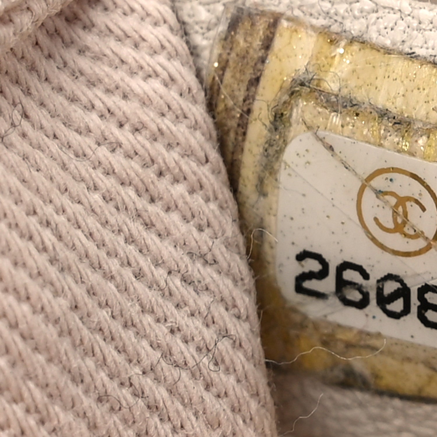 Chanel Lurex Boucle Small Deauville Tote Ivory 7 of 18