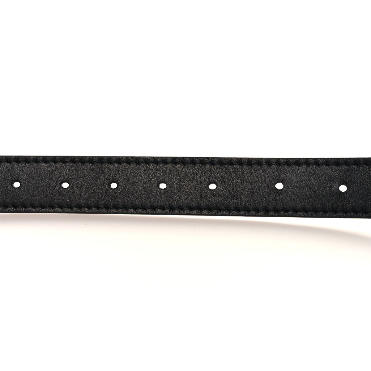 Christian Dior Calfskin D Fence Belt 85 34 Black 3 of 5