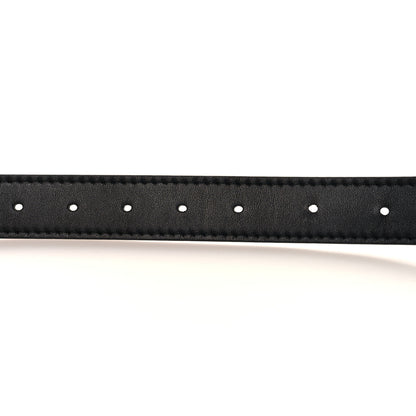 Christian Dior Calfskin D Fence Belt 85 34 Black 3 of 5