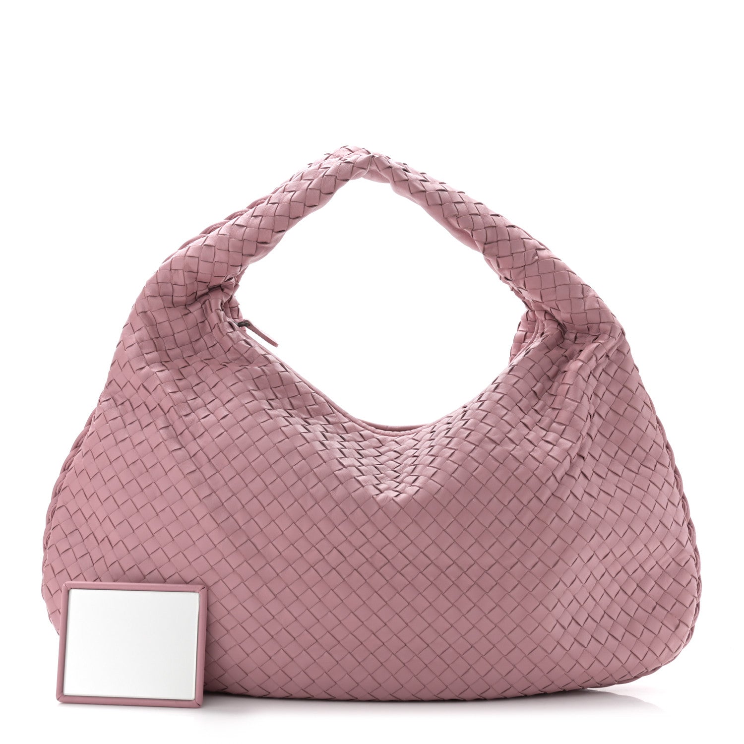 Bottega Veneta Nappa Intrecciato Large Veneta Hobo Mallow 3 of 11