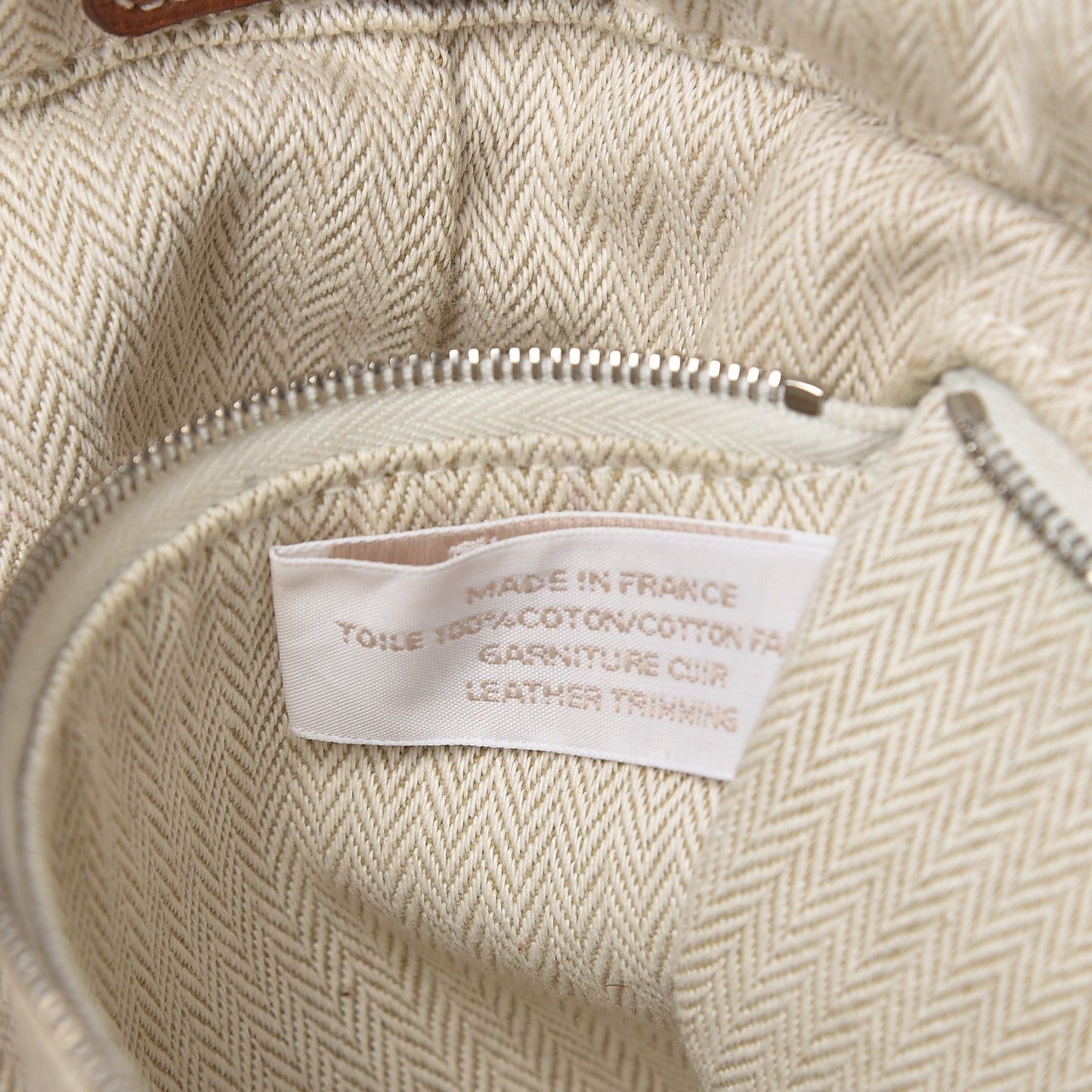 Canvas Barenia Fourbi 25 MM Pouch Naturel Fauve