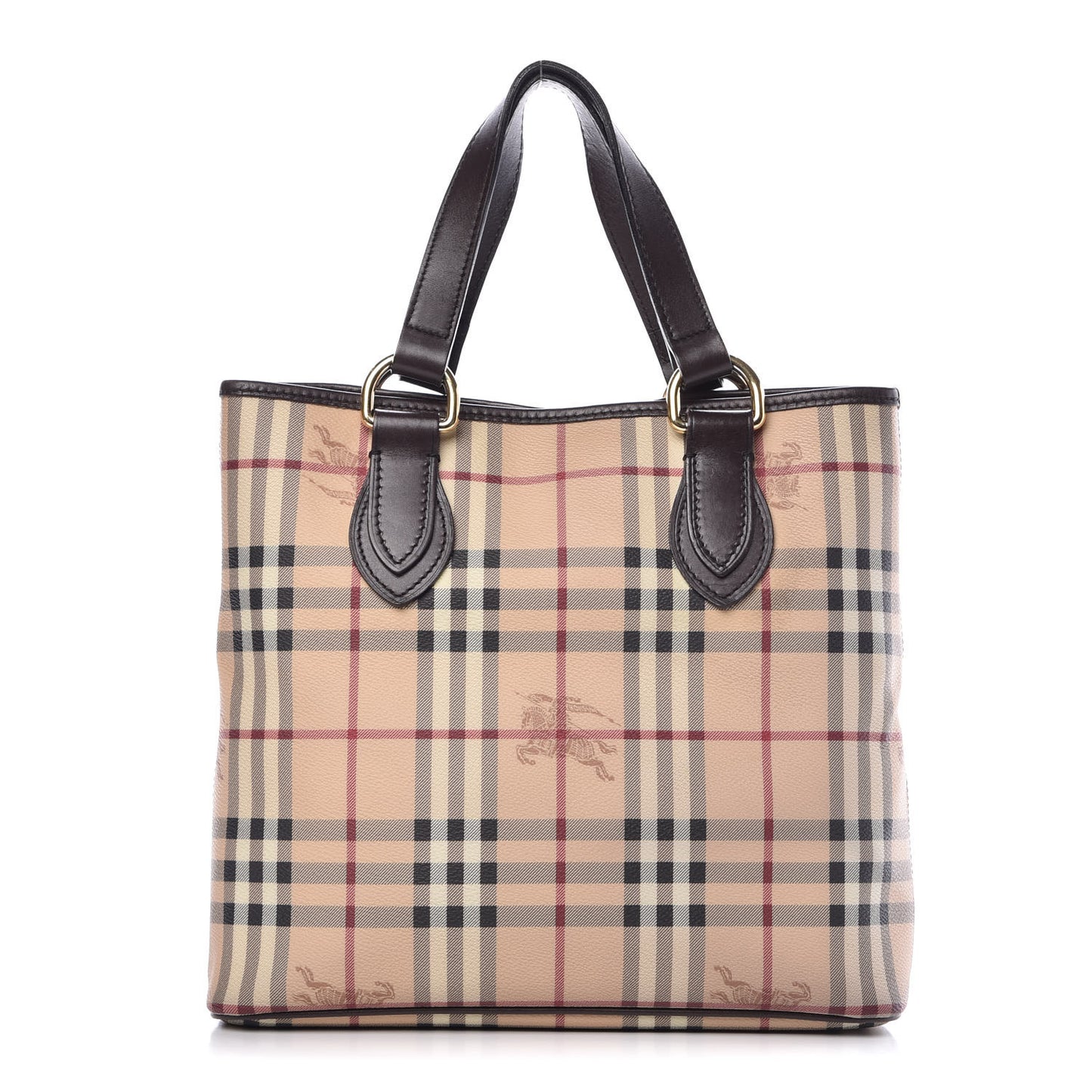 Haymarket Check Small Onslow Tote Chocolate