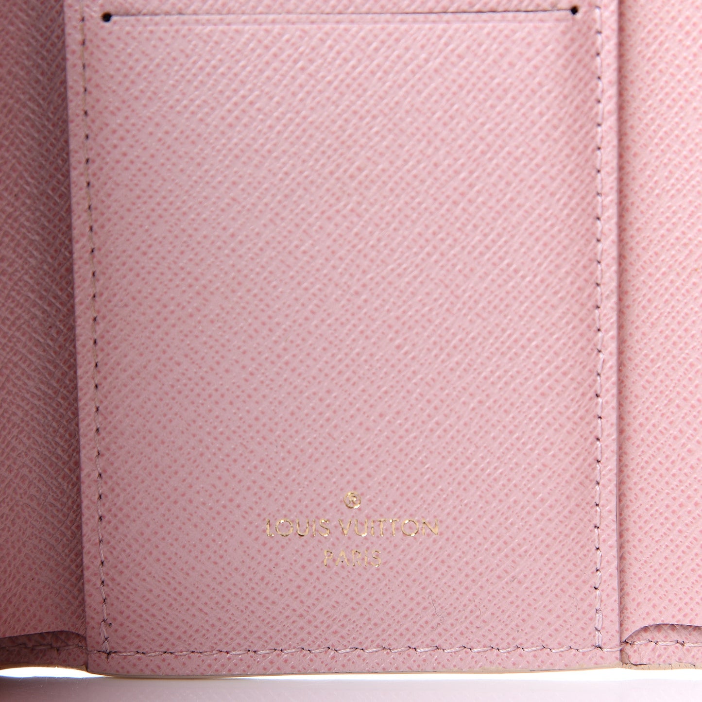 Damier Azur Victorine Wallet Rose Ballerine