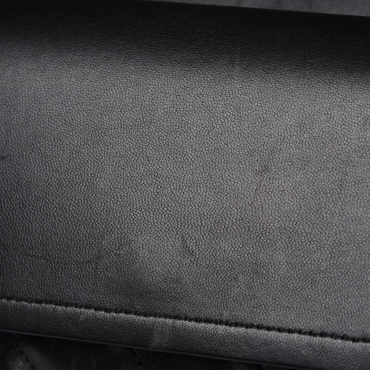 Chanel Lambskin Quilted Jumbo Double Flap Black 10 of 17