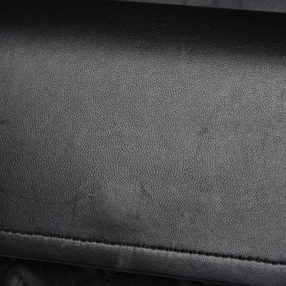 Chanel Lambskin Quilted Jumbo Double Flap Black 10 of 17