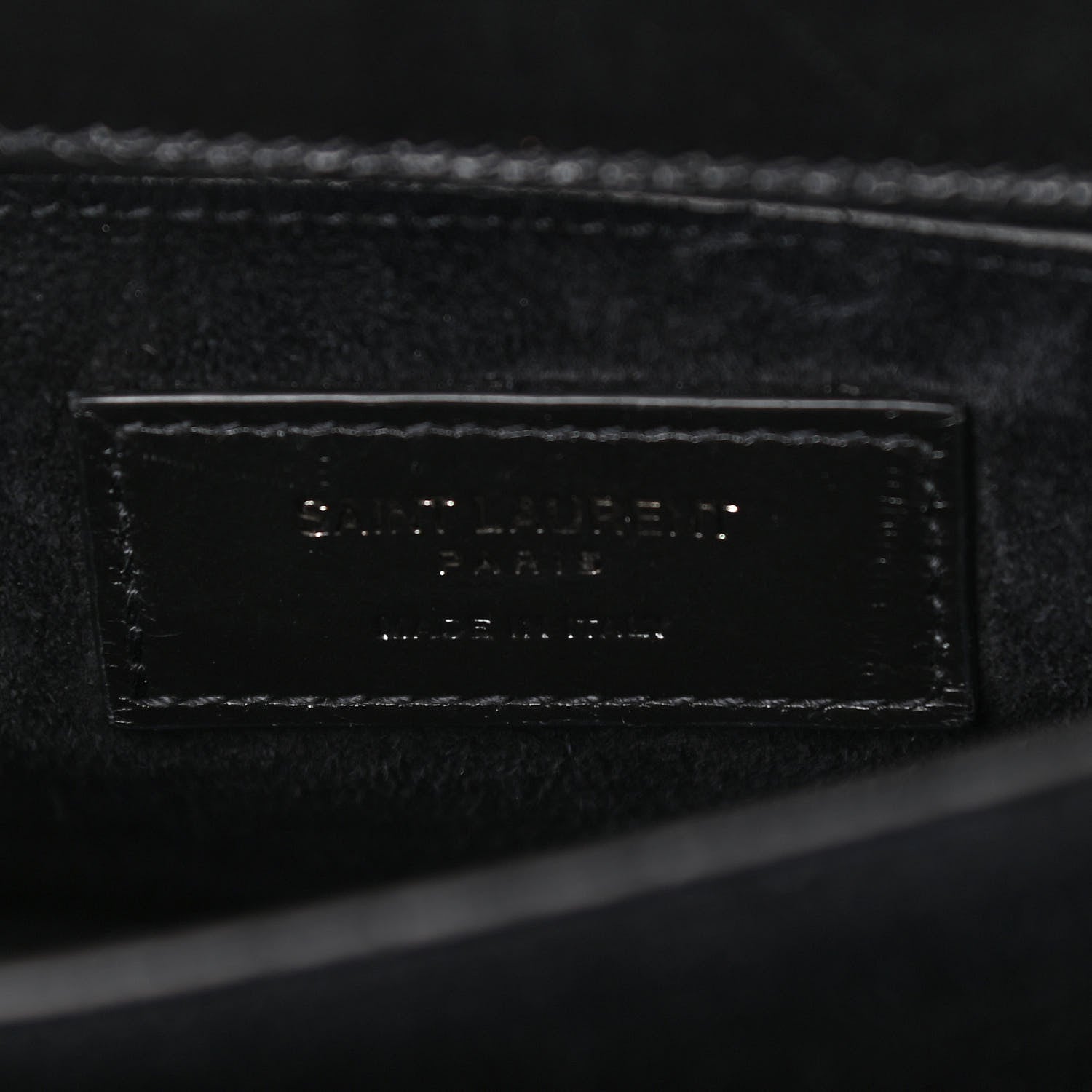 Saint Laurent Lambskin Mixed Quilted Medium Monogram Sunset Black 5 of 8