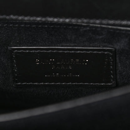Saint Laurent Lambskin Mixed Quilted Medium Monogram Sunset Black 5 of 8