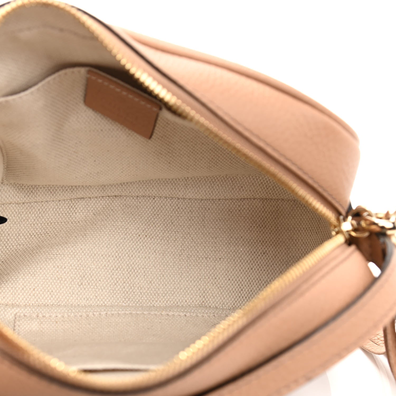 Gucci Pebbled Calfskin Small Soho Disco Bag Rose Beige 5 of 11